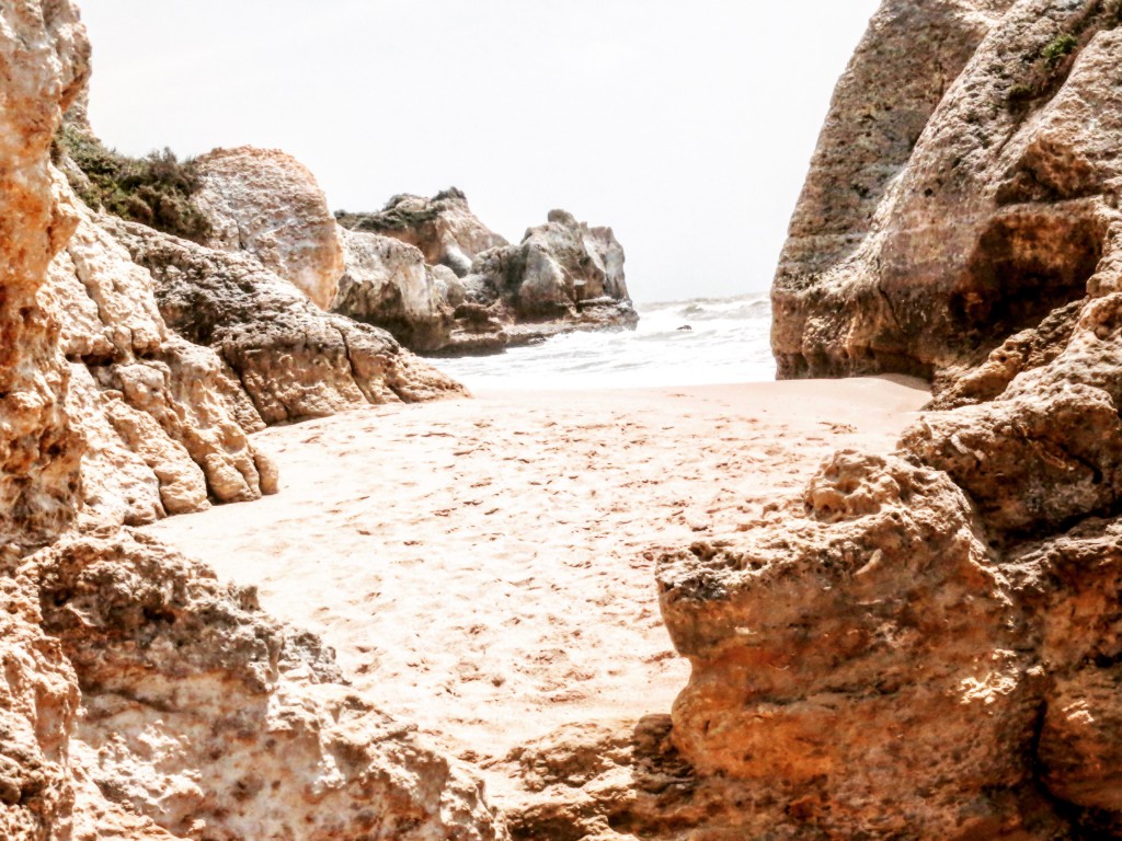 Algarve Reisen kleine Buchten Strand Traumhaft privater Strand